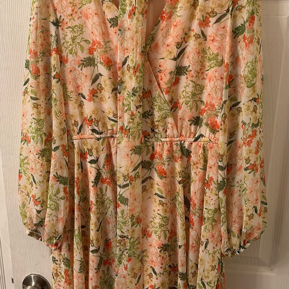 Floral Long Sleeve Dress